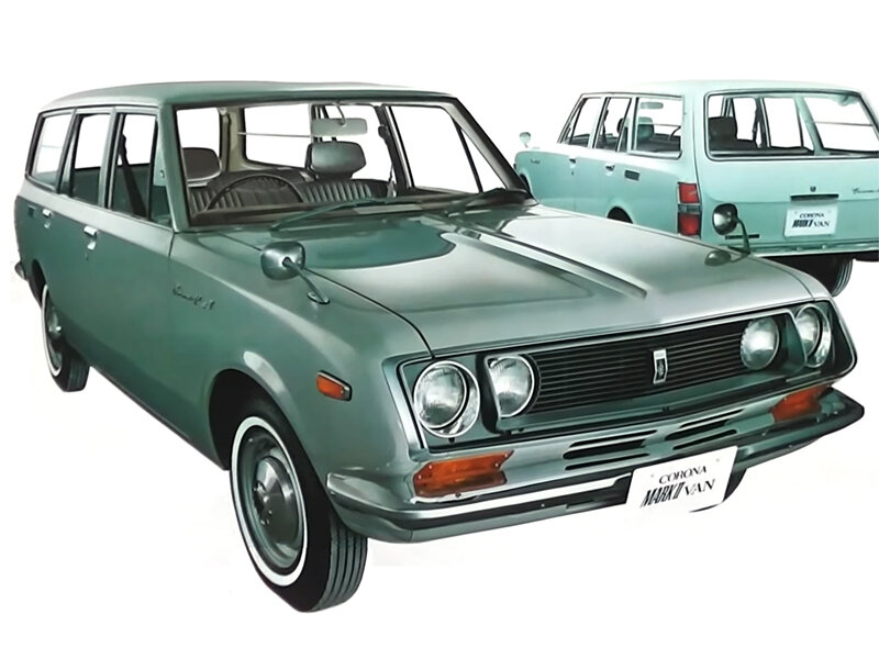 Toyota Mark II (RT66V, RT68V) 1 поколение, рестайлинг, универсал (02.1970 - 01.1971)